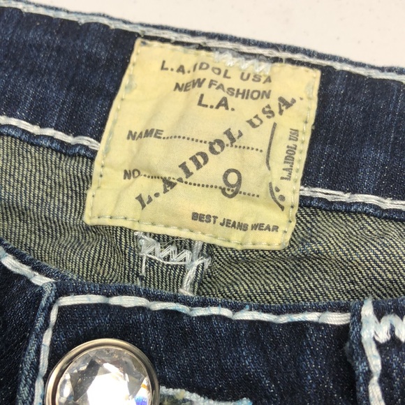 L.A. IDOL PREMIUM BOOT 29/30x34 CRYSTALS 💎 - Picture 2 of 14